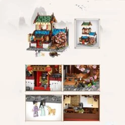 Micro Classic Asia Building Set -Kawaii Store kawaiies plushies plush softtoy micro classic asia building set build it 711930