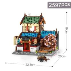 Micro Classic Asia Building Set -Kawaii Store kawaiies plushies plush softtoy micro classic asia building set build it temple 2597 pcs 599529