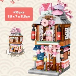 Micro Cute Japanese Stalls Building Sets -Kawaii Store kawaiies plushies plush softtoy micro cute japanese stalls new build it kimono 111249