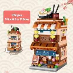 Micro Cute Japanese Stalls Building Sets -Kawaii Store kawaiies plushies plush softtoy micro cute japanese stalls new build it ramen 811632