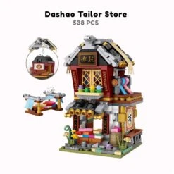 Micro Cute Little Nanzhuang Old Street Building Sets 15 Micro Cute Little Nanzhuang Old Street Building Sets -Kawaii Store kawaiies plushies plush softtoy micro cute little nanzhuang old street build it dashao tailor store 610995