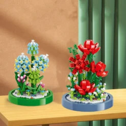 Micro Flowers In A Dome Building Set -Kawaii Store kawaiies plushies plush softtoy micro flowers in a dome building set new build it 466121