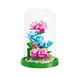 Micro Flowers In A Dome Building Set -Kawaii Store kawaiies plushies plush softtoy micro flowers in a dome building set new build it camellias excluded 245138