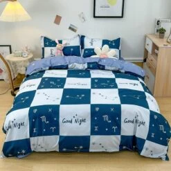 Midnight Sleeping Bear Bedding Set -Kawaii Store kawaiies plushies plush softtoy midnight sleeping bear bedding set bedding sets 930623