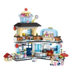 Micro Japanese Desserts Cafe Building Sets -Kawaii Store kawaiies plushies plush softtoy mini japanese desserts cafe build it 948065