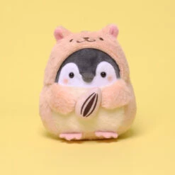 Accessories Mini Kawaii Chubby Penguin Hamster Keyring Pendant -Kawaii Store kawaiies plushies plush softtoy mini kawaii chubby penguin hamster keyring pendant accessories cream 182915