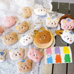 Mini Plushie Prizes For Mini Claw Machine -Kawaii Store kawaiies plushies plush softtoy mini plushie prizes for mini claw machine toys colored bears 882051