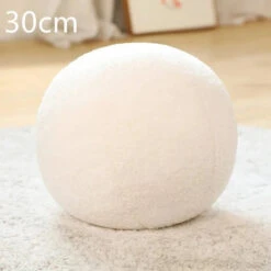 Minimalist Shapes Moon Ball Pillow Plushies -Kawaii Store kawaiies plushies plush softtoy minimalist shapes moon ball pillow plushies soft toy ball white 293968