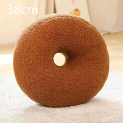 Minimalist Shapes Moon Ball Pillow Plushies -Kawaii Store kawaiies plushies plush softtoy minimalist shapes moon ball pillow plushies soft toy donut brown 358753