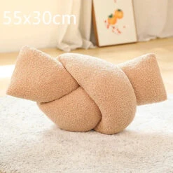 Minimalist Shapes Moon Ball Pillow Plushies -Kawaii Store kawaiies plushies plush softtoy minimalist shapes moon ball pillow plushies soft toy knot cream 214968