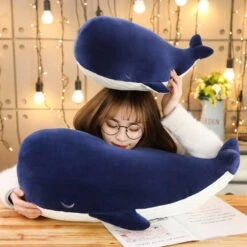 Moby The Whale Plush -Kawaii Store kawaiies plushies plush softtoy moby the whale soft toy 304389