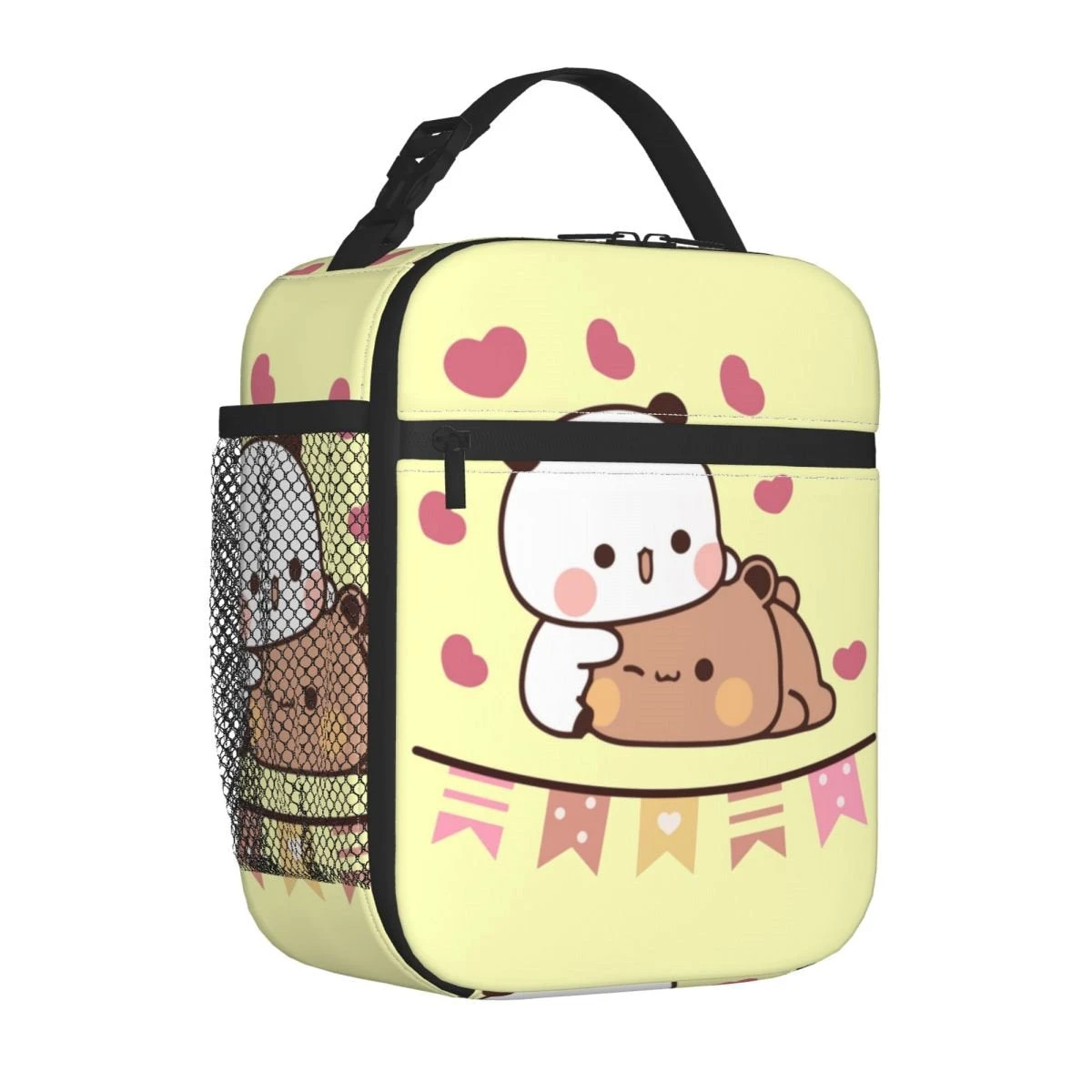 Mocha And Tofu Panda Bear Cuddle Love Lunch Bags 3 Mocha And Tofu Panda Bear Cuddle Love Lunch Bags