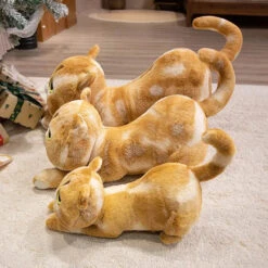 Mochi, Marmie & Midnight – Sleepy Cat Plushies -Kawaii Store kawaiies plushies plush softtoy mochi marmie midnight sleepy cat plushies soft toy 616358