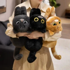 Mochi, Marmie & Midnight – Sleepy Cat Plushies -Kawaii Store kawaiies plushies plush softtoy mochi marmie midnight sleepy cat plushies soft toy 789812