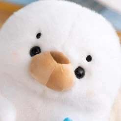 Mochi Seal Plushie With Fish -Kawaii Store kawaiies plushies plush softtoy mochi seal plushie with fish soft toy 773651