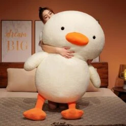 Mochi The Cute White Duckling Plushie -Kawaii Store kawaiies plushies plush softtoy mochi the cute white duckling plushie soft toy 231576