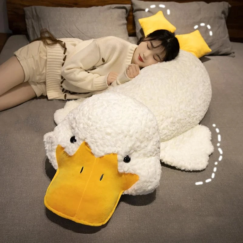Molly The Giant Fluffy White Duck Plushie 12 Molly The Giant Fluffy White Duck Plushie - Image 10