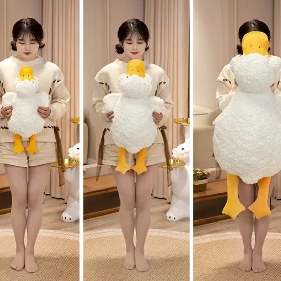 Molly The Giant Fluffy White Duck Plushie 10 Molly The Giant Fluffy White Duck Plushie - Image 8