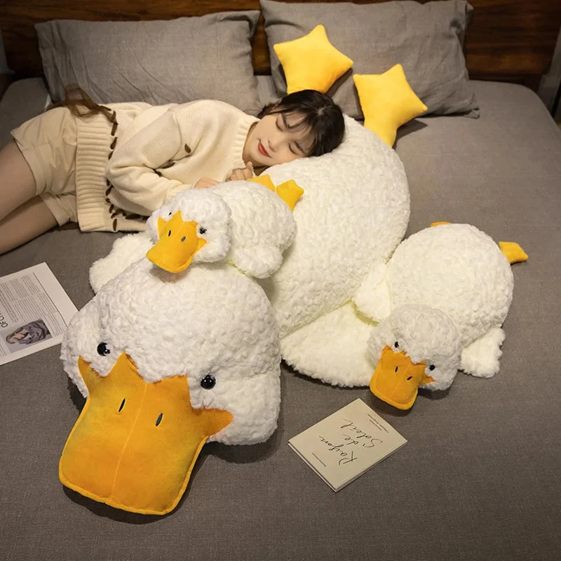 Molly The Giant Fluffy White Duck Plushie 3 Molly The Giant Fluffy White Duck Plushie