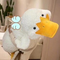 Molly The Giant Fluffy White Duck Plushie 28 Molly The Giant Fluffy White Duck Plushie -Kawaii Store kawaiies plushies plush softtoy molly the giant fluffy white duck plushie soft toy 877781