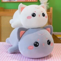 Momo & Nala The Kawaii Laying Cat Plushies -Kawaii Store kawaiies plushies plush softtoy momo nala the kawaii laying cats soft toy 460661