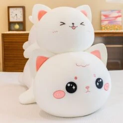 Momo & Nala The Kawaii Laying Cat Plushies -Kawaii Store kawaiies plushies plush softtoy momo nala the kawaii laying cats soft toy 577786