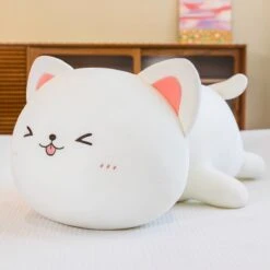 Momo & Nala The Kawaii Laying Cat Plushies -Kawaii Store kawaiies plushies plush softtoy momo nala the kawaii laying cats soft toy nala closed 40cm 791305