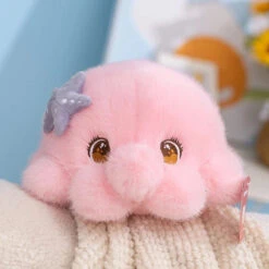 Momo The Blushy Pink Octopus Plush -Kawaii Store kawaiies plushies plush softtoy momo the blushy pink octopus plush soft toy 40cm 325713