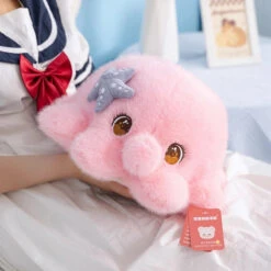 Momo The Blushy Pink Octopus Plush -Kawaii Store kawaiies plushies plush softtoy momo the blushy pink octopus plush soft toy 899907
