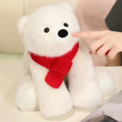 Momo The Polar Bear Plush -Kawaii Store kawaiies plushies plush softtoy momo the polar bear plush soft toy 175326