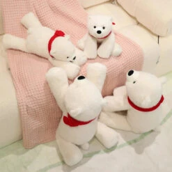 Momo The Polar Bear Plush -Kawaii Store kawaiies plushies plush softtoy momo the polar bear plush soft toy 484978