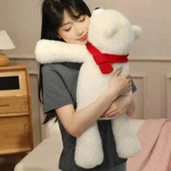 Momo The Polar Bear Plush -Kawaii Store kawaiies plushies plush softtoy momo the polar bear plush soft toy 514286