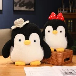 Mumble And Frosty The Fluffy Penguin Plushie -Kawaii Store kawaiies plushies plush softtoy mumble and frosty the fluffy penguin plushie new soft toy 866774
