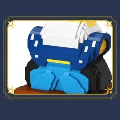 Muscle Lucky Cat & Kimono Outfit Nano Building Blocks -Kawaii Store kawaiies plushies plush softtoy muscle lucky cat kimono outfit nano building blocks build it 253155