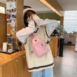 Apparel Myron Bear Mini Backpack -Kawaii Store kawaiies plushies plush softtoy myron bear mini backpack apparel 367389