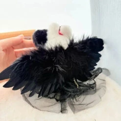 Accessories Mystic White Black Angel Wings Labubu Outfit -Kawaii Store kawaiies plushies plush softtoy mystic white black angel wings labubu outfit accessories 299008