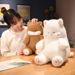 Napping Noodle Cat Plush 29 Napping Noodle Cat Plush -Kawaii Store kawaiies plushies plush softtoy napping noodle cat plush soft toy 112872