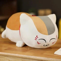 Natsume Yuujinchou Nyanko Cat White Black Plushie -Kawaii Store kawaiies plushies plush softtoy natsume yuujinchou nyanko cat white black plushie soft toy 824075
