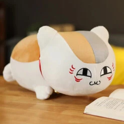 Natsume Yuujinchou Nyanko Cat White Black Plushie -Kawaii Store kawaiies plushies plush softtoy natsume yuujinchou nyanko cat white black plushie soft toy 888298