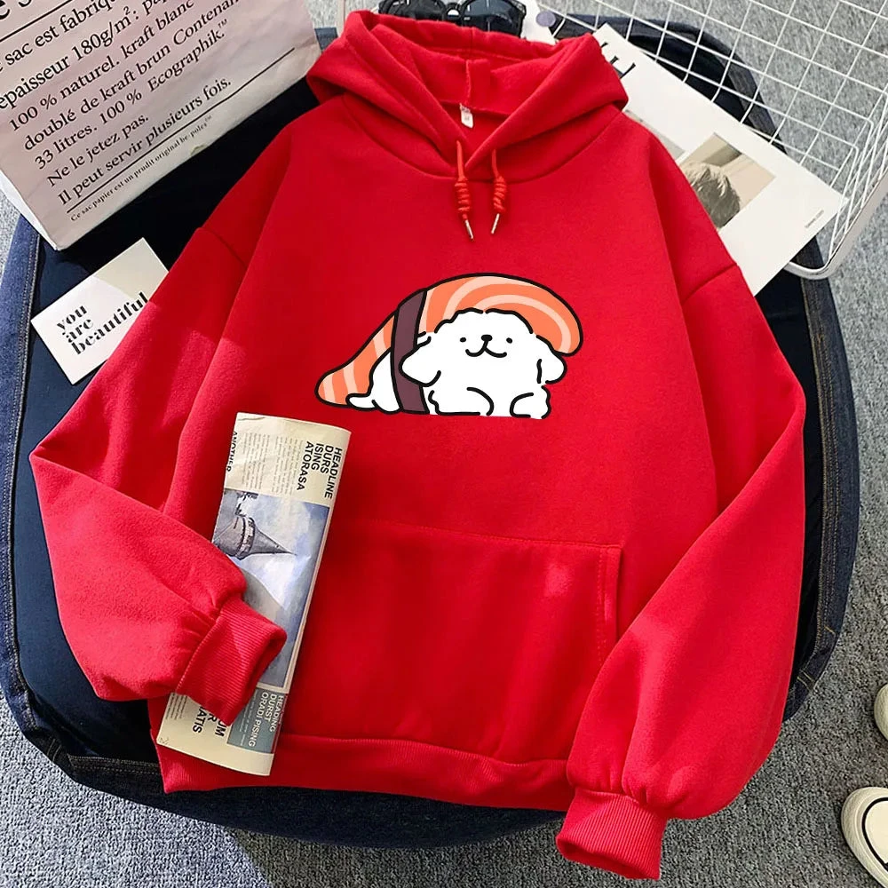 Apparel Nigiri Sushi Luckie The Dog Unisex Hoodie 13 Apparel Nigiri Sushi Luckie The Dog Unisex Hoodie - Image 11