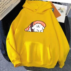 Apparel Nigiri Sushi Luckie The Dog Unisex Hoodie 22 Apparel Nigiri Sushi Luckie The Dog Unisex Hoodie -Kawaii Store kawaiies plushies plush softtoy nigiri sushi luckie the dog unisex hoodie apparel yellow xxxl 778791