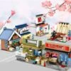 Nippombashi Dori Street Japanese Restaurants Building Sets -Kawaii Store kawaiies plushies plush softtoy nippombashi dori street japanese restaurants build it 182574