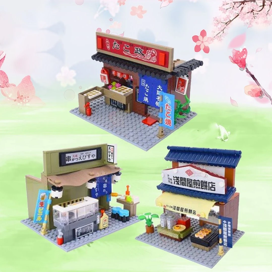 Nippombashi Dori Street Japanese Restaurants Building Sets 18 Nippombashi Dori Street Japanese Restaurants Building Sets - Image 16