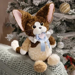 Noirou, Mewsette, And Truffle The Fluffy Cat Plushie Family -Kawaii Store kawaiies plushies plush softtoy noirou mewsette and truffle the fluffy cat plushie family soft toy 658881