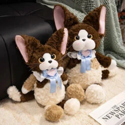 Noirou, Mewsette, And Truffle The Fluffy Cat Plushie Family -Kawaii Store kawaiies plushies plush softtoy noirou mewsette and truffle the fluffy cat plushie family soft toy 691904