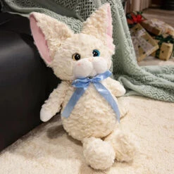 Noirou, Mewsette, And Truffle The Fluffy Cat Plushie Family -Kawaii Store kawaiies plushies plush softtoy noirou mewsette and truffle the fluffy cat plushie family soft toy mewsette cream 45cm 173641