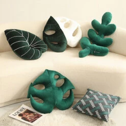 Nordic Green Lifelike Leaf Plushies Pillow 26 Nordic Green Lifelike Leaf Plushies Pillow -Kawaii Store kawaiies plushies plush softtoy nordic green lifelike leaf plushies pillow soft toy 338705