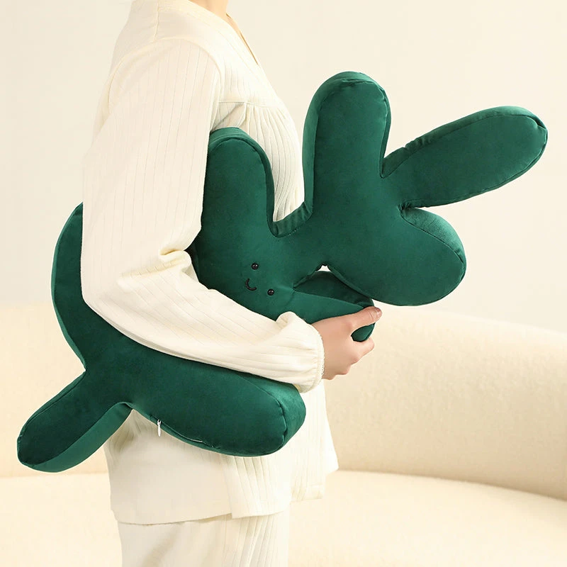 Nordic Green Lifelike Leaf Plushies Pillow 9 Nordic Green Lifelike Leaf Plushies Pillow - Image 7