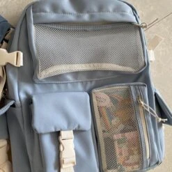 Apparel Nylon Study Besties Backpack -Kawaii Store kawaiies plushies plush softtoy nylon study besties backpack with bear keychain new bags 170315