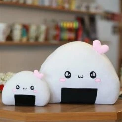Onigiri Japanese Rice Ball Squad Plushies -Kawaii Store kawaiies plushies plush softtoy onigiri squad soft toy 553620